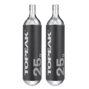 Topeak CO2-Kartuschen 25 g mit Gewinde im 2er-Set