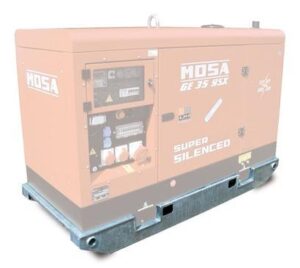 Transportschlitten galvanisiert MOSA, für GE 20 / GE 35 und GE 45