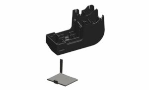 Uebler Leuchtenarm rechts i21-i31 - schwarz