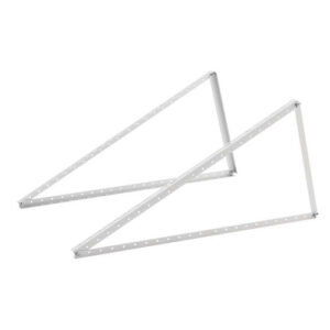 VALE Solarmodul-Halterung, 114.8 cm, 2 Module - silberfarben