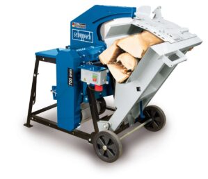 Wippsäge KW7 Scheppach - 400V 5200W | 700mm HW-Sägeblatt | 250-1500mm Schnittlänge | Schnitt-Ø 260mm | Keilriemenantrieb