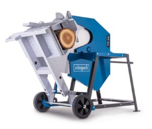 Wippsäge KWD7 Scheppach - 400V 5200W | 700mm HW-Sägeblatt | 300-1000mm Schnittlänge | Schnitt-Ø 250mm | Direktantrieb