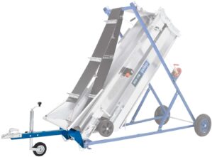 Zugdeichsel mit Stützrad und Kugelkopf-Kupplung