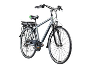Zündapp E-Bike Trekkingrad "Z802 700c", 28 Zoll, Herren (Herren, Grau/Grün)