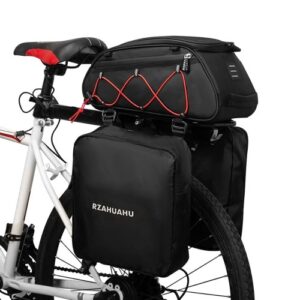 3-in-1 Fahrradträger Tasche Kofferraumtasche Wasserdichte Fahrrad Rücksitztasche Kühltasche mit 2 Seiten Hängetaschen