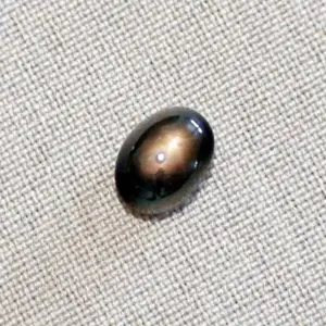 7,34 ct schwarzer Sternsaphir Edelstein Cabochon-Schliff