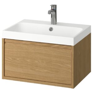 ÄNGSJÖN / BACKSJÖN Waschbschr+Schublade/Waschb/Mischba
