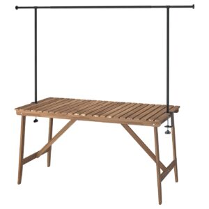 ASKHOLMEN / HELGEÖ Tisch mit Dekostange