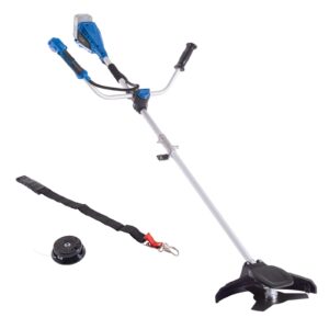 Akku Freischneider Rasentrimmer BC-BCH330 Scheppach - 20V | 330mm Schnittbreite Rasentrimmer | 255mm Schnittbreite Motorsense | Trageriemen & Spule