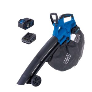 Akku-Laubsauger/-bläser BC-BLV720-X Scheppach | Brushless | Luftgeschwindigkeit 210 km/h | 45L | inkl. 2x 4Ah Akku & 2x 2,4A Ladegerät