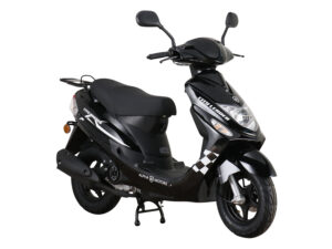 Alpha Motors Mofaroller CityLeader 50 ccm (25 km/h EURO 5, Schwarz)
