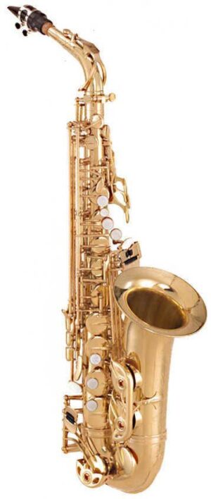 Antigua AS-4248-LQ-GH Altsaxophon "Power Bell" lackiert, Etui