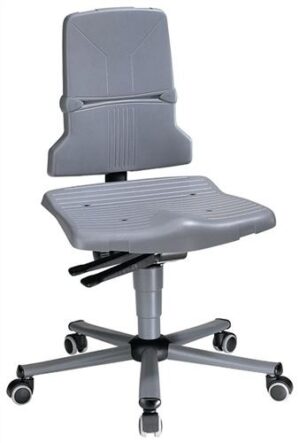 Arbeitsdrehstuhl Sintec C, RollenPP grau 430-580mm BIMOS