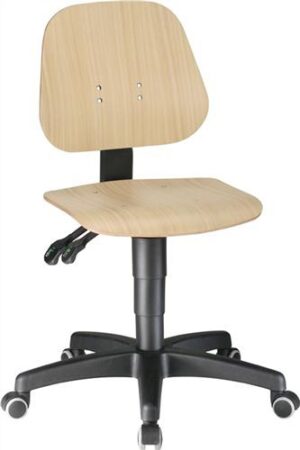 Arbeitsdrehstuhl Unitec Rollen, Buche 440-620mm BIMOS