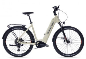 Axess Rotation Wave | lightsand matt/grey/orange | 22 Zoll | E-Trekkingräder