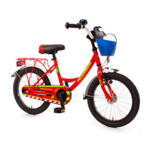 BACHTENKIRCH Kinderfahrrad "16" FEUERWEHR", Rücktritt, rot