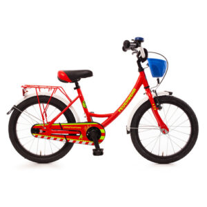 BACHTENKIRCH Kinderfahrrad "18" FEUERWEHR", Rücktritt, rot