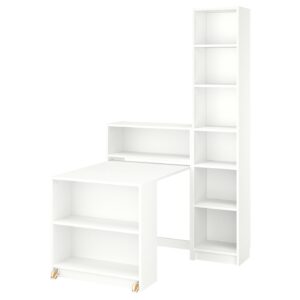 BILLY Bücherregalkombination + Klapptisch