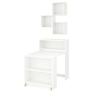 BILLY / EKET Bücherregalkombination + Klapptisch