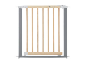 Badabulle Türschutzgitter "Safe & Lock", mit Zwei-Aktionen-System (Wood/Metal)