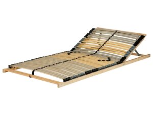 BeCo 7-Zonen Premium-Lattenrost mit 42 Leisten, Kopfteil verstellbar (Selbstbausatz) (80 X 200 CM)