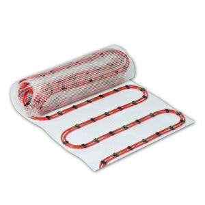 Bella Jolly Elektro-Fußbodenheizung "Hybrid", 7,5 m², LxB: 3,1 x 0,8 m, 3 Rollen - grau