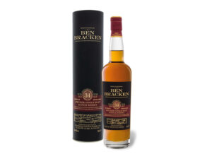 Ben Bracken Speyside Single Malt Scotch Whisky 34 Jahre mit Geschenkbox 47% Vol
