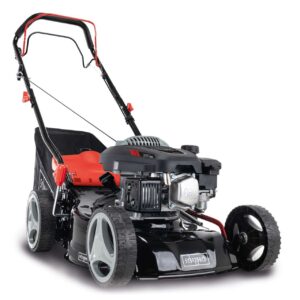 Benzinrasenmäher MS150-42 - inkl. Motoröl | 42 Schnittbreite | Radantrieb | 45L Fangbox