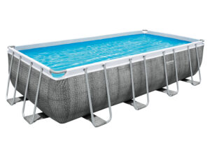 Bestway Power Steel™ Frame Pool Komplett-Set mit Filterpumpe, ca. L 549 x B 274 x L 122 cm""