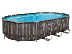 Bestway Power Steel™ Frame Pool Komplett-Set mit Filterpumpe, ca. L 610 x B 366 x H 122 cm""