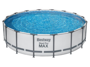 Bestway Steel Pro MAX™ Frame Pool Komplett-Set mit Filterpumpe, ca. Ø 488 x 122 cm""