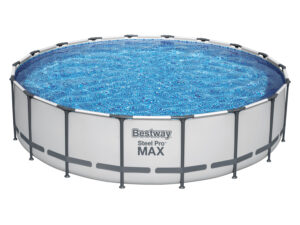 Bestway Steel Pro MAX™ Frame Pool Komplett-Set mit Filterpumpe, ca. Ø 549 x 122 cm""