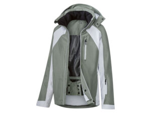 CRIVIT Damen Skijacke (XS(32/34), grün/grau)