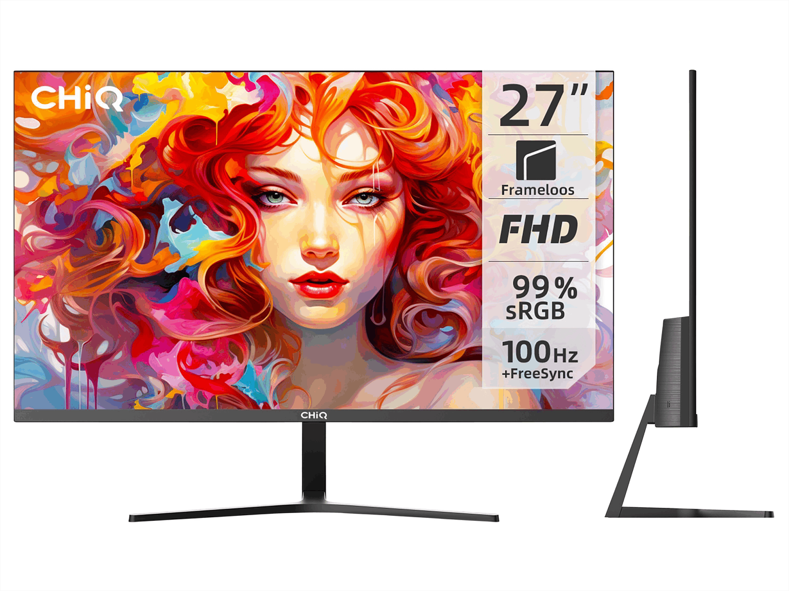 Chiq PC Monitor "27F650R", mit non-glare Oberfläche""