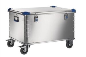 Clip-On-Rollensatz 2 Lenkrollen, VG f.Aluminiumbox