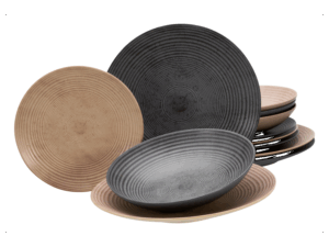 Creatable Geschirrset "Catania Mix" (12-teiliges Teller Set)