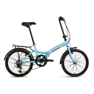 Decapo Faltrad "Foldtech", 6 Gänge, Hellblau - Größe 20
