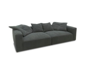 Domo Bigsofa "Nantes", mit Federkernpolsterung (Anthrazit)