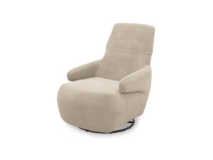 Domo Sessel "Saintes", mit Drehfunktion und verstellbarer Rückenlehne (Beige)