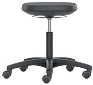 Drehhocker Labsit Rl.Integralschaum, Sitz-H.450-650mm BIMOS