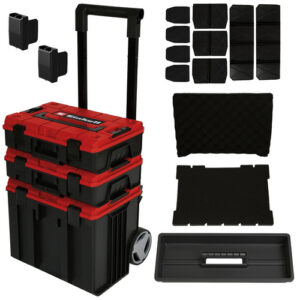 EINHELL Systemkoffer "Einhell Accessory", BxH: 40 x 67,5 cm, rot/schwarz - rot | schwarz