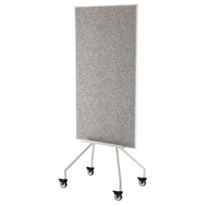 ELLOVEN Schreib-/Notiztafel auf Rollen