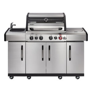 ENDERS Gasgrill "Kansas II Pro", silberfarben, 22,3 kW, Grillfläche: 70 x 45 cm