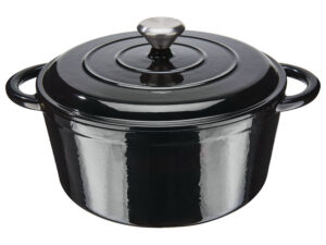 ERNESTO® Topf Gusseisen 26 cm (Schwarz)