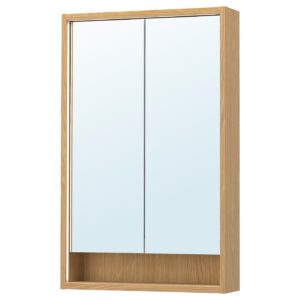 FAXÄLVEN Spiegelschrank mit Beleuchtung