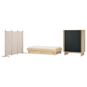 GLAMBERGET Schlafzimmermöbel 3er-Set
