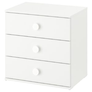 GODISHUS Kommode mit 3 Schubladen