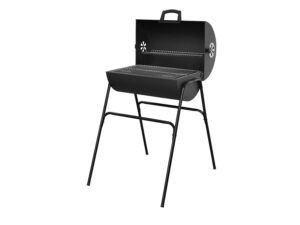 GRILLMEISTER Holzkohle Fassgrill "Kansas", mit Gestell, B 60 x H 95 x T 79 cm