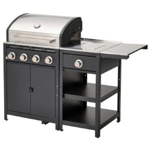 GRILLSKÄR Gasgrill mit Seitenbrenner/Tisch