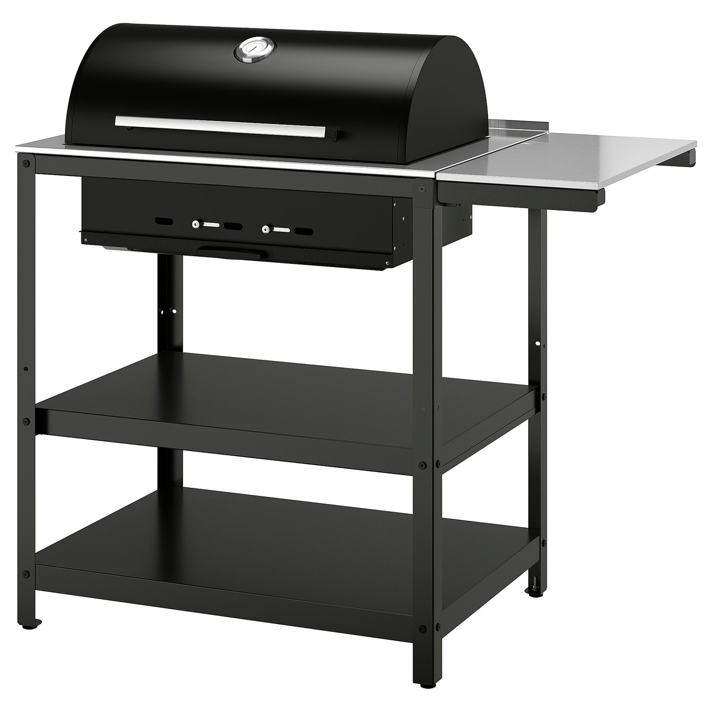 GRILLSKÄR Kohlegrill mit Beistelltisch
